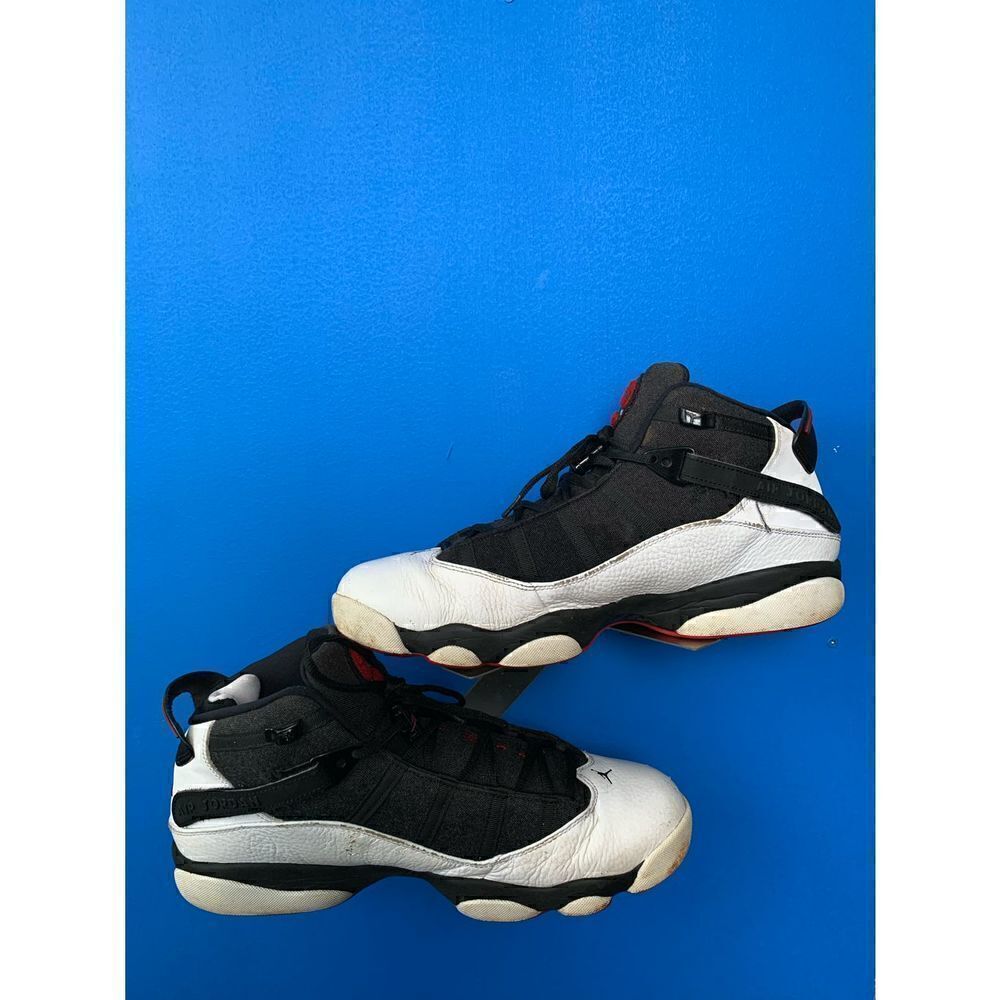 Jordan 6 Rings - Mens Size US 13 - White/Black/Gym Red Shoes 322992-012